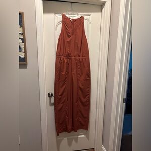 Old Navy Rust Sleeveless Jumpsuit